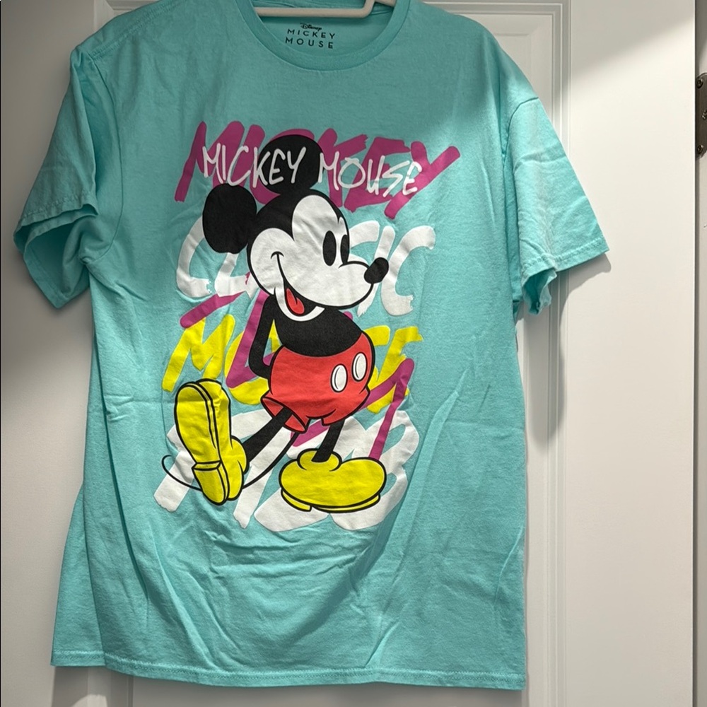 Disney Mickey Mouse Aqua Tee - Short Sleeve